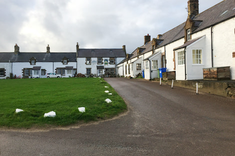 The beautiful square in Low Newton