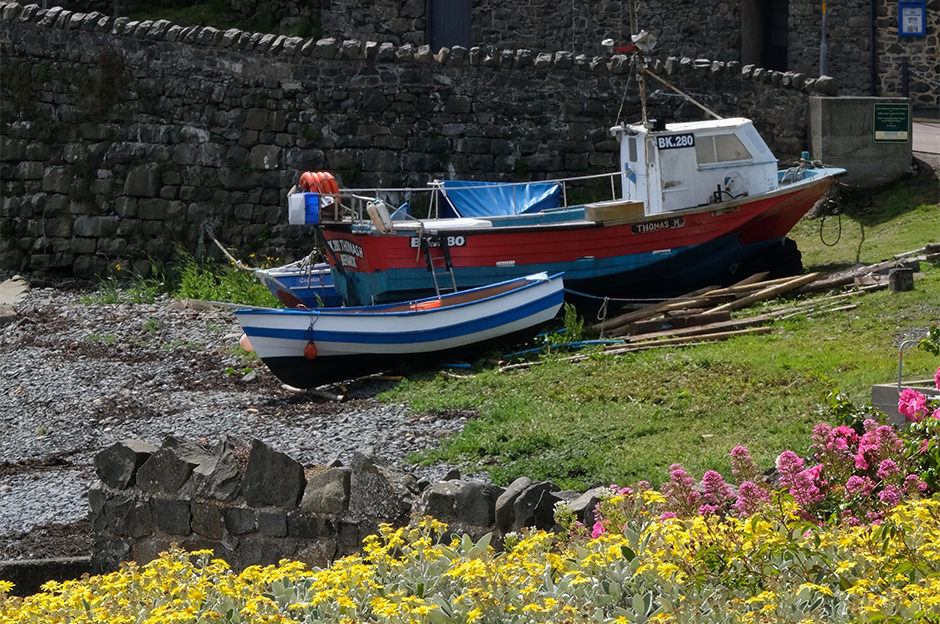 A boat in Craster harbour