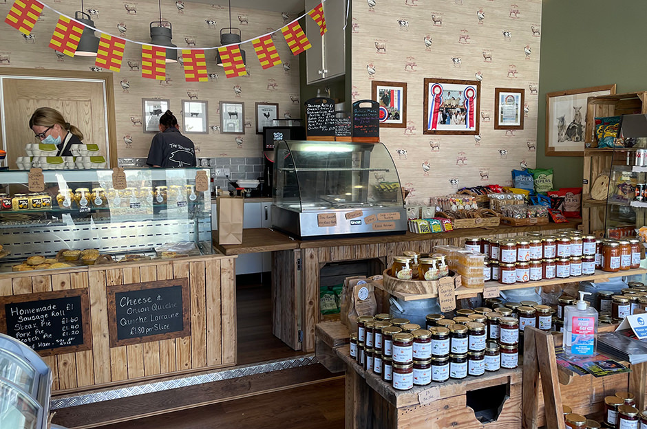 The Rolling Pig deli and farm shop, Seahouses, Northumberland